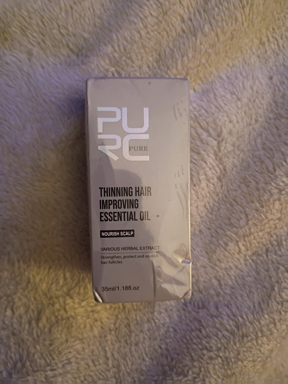 Pur Thinning Hair Improving Essential Oil - Silver Packaging
